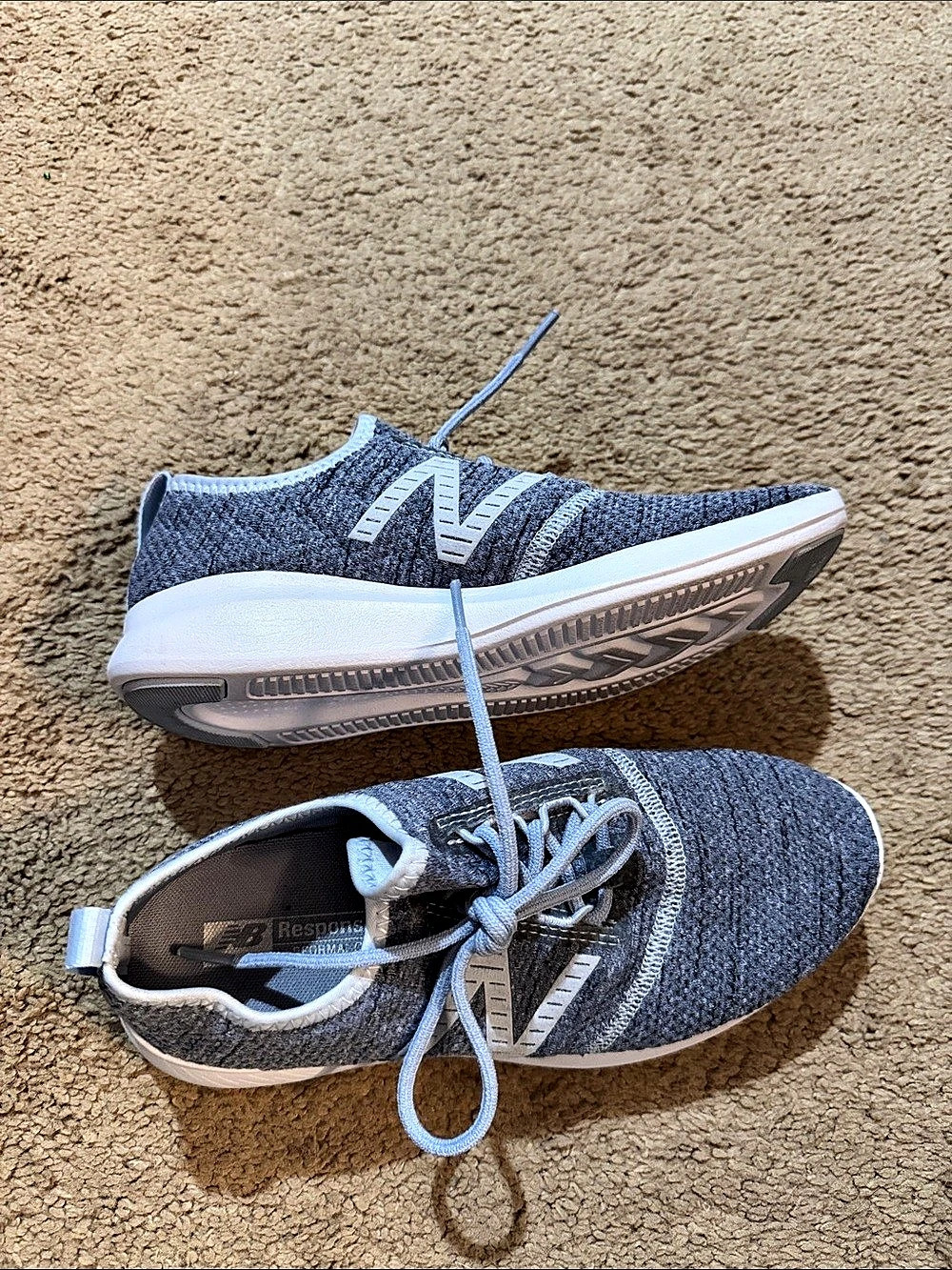 New Balance Fresh Foam Coast Sneakers Gray & White US 6